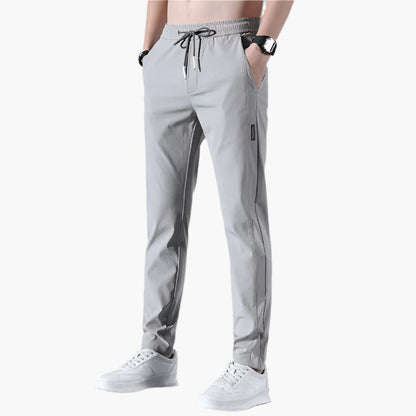 Men's Jogger Trousers Slim Tapered Fit Athleisure Pants