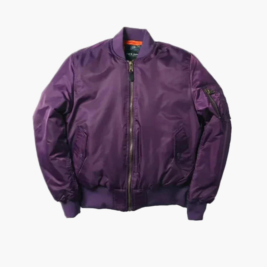 Unisex Classic Bomber Jacket for Everyday Style and Versatile Outfits
