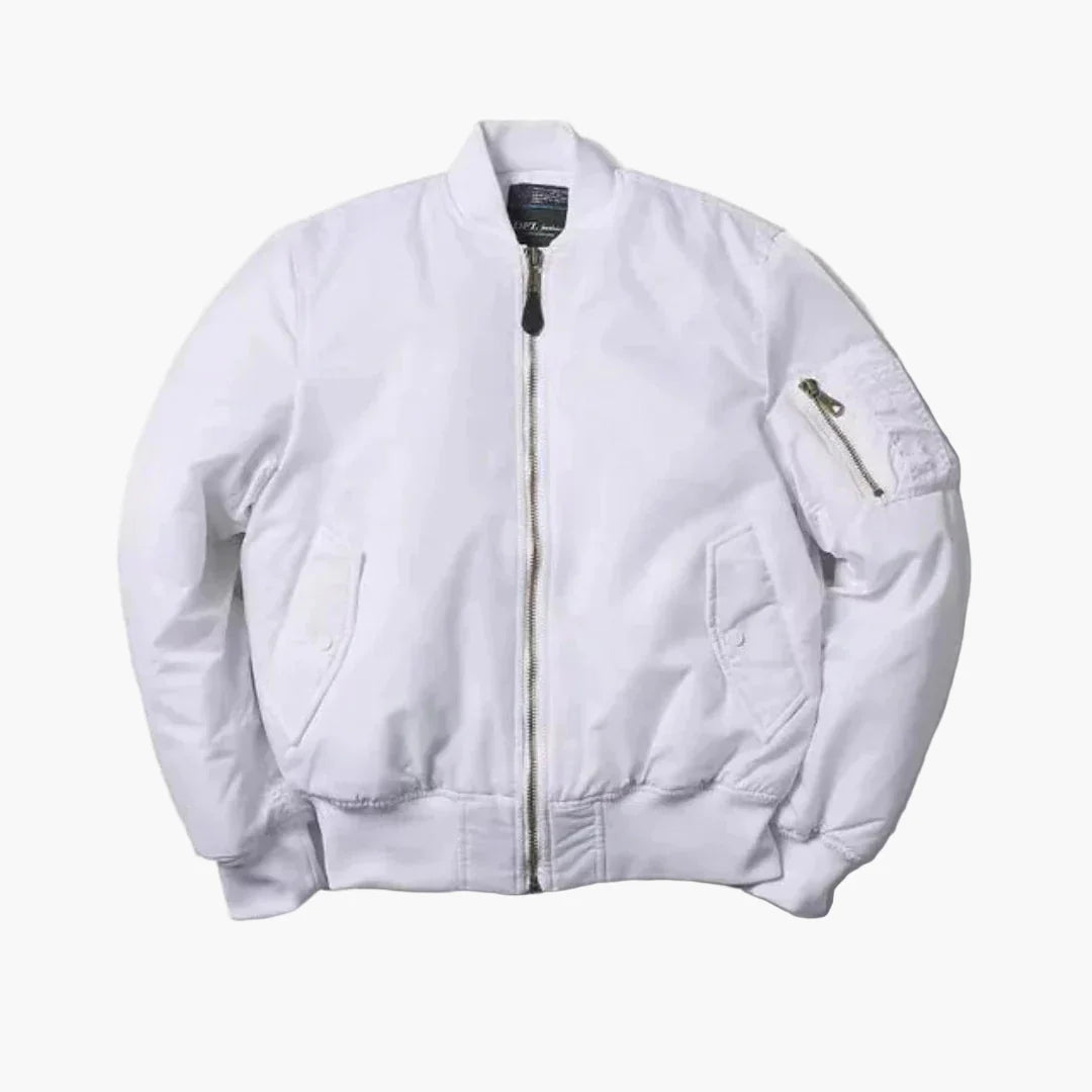 Unisex Classic Bomber Jacket for Everyday Style and Versatile Outfits