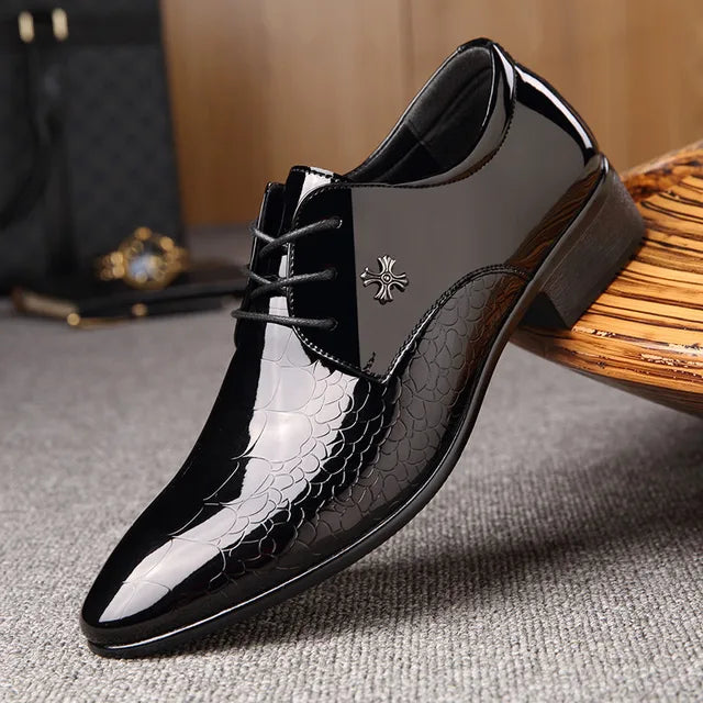 Men's Classic Formal Oxford Dress Shoes for Business and Weddings