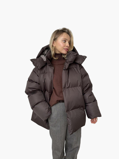 Women's Winter Puffer Jacket Stylish Warm Outerwear