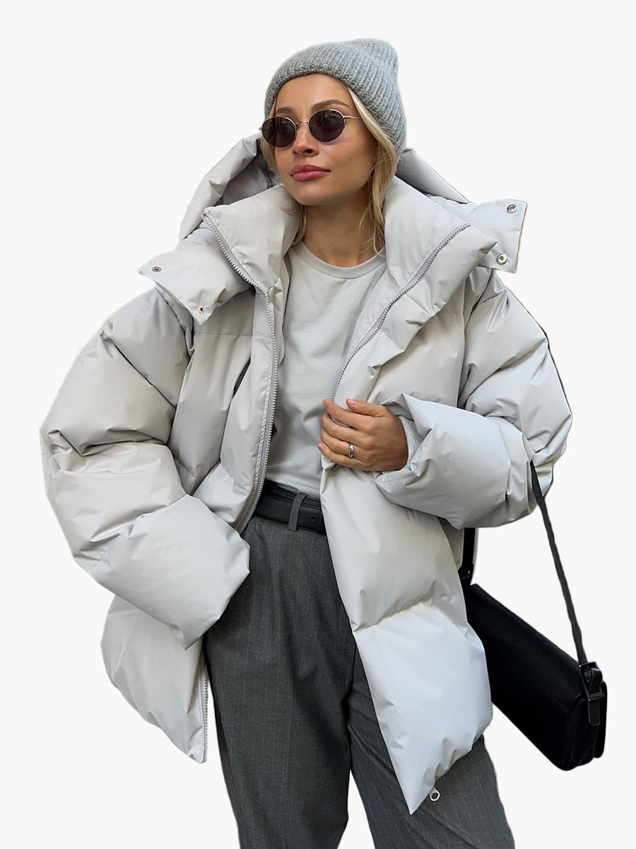 Women's Winter Puffer Jacket Stylish Warm Outerwear