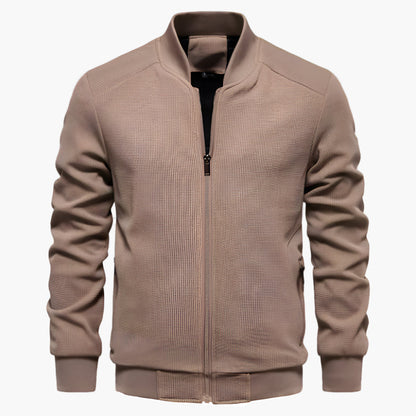 Men's Casual Bomber Jacket Classic Lightweight Streetwear Outerwear