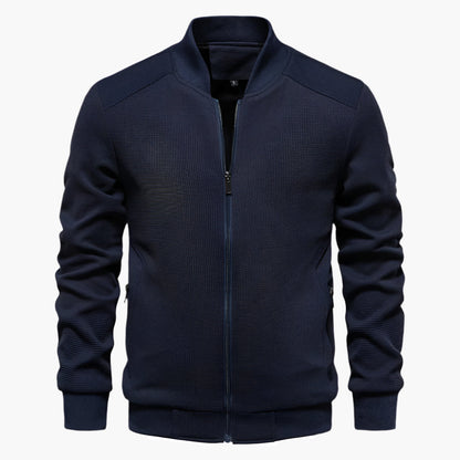 Men's Casual Bomber Jacket Classic Lightweight Streetwear Outerwear