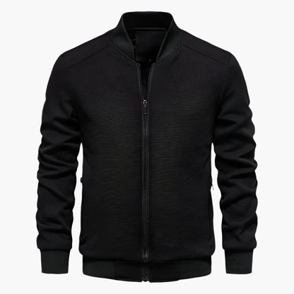 Men's Casual Bomber Jacket Classic Lightweight Streetwear Outerwear