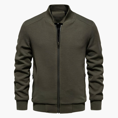 Men's Casual Bomber Jacket Classic Lightweight Streetwear Outerwear