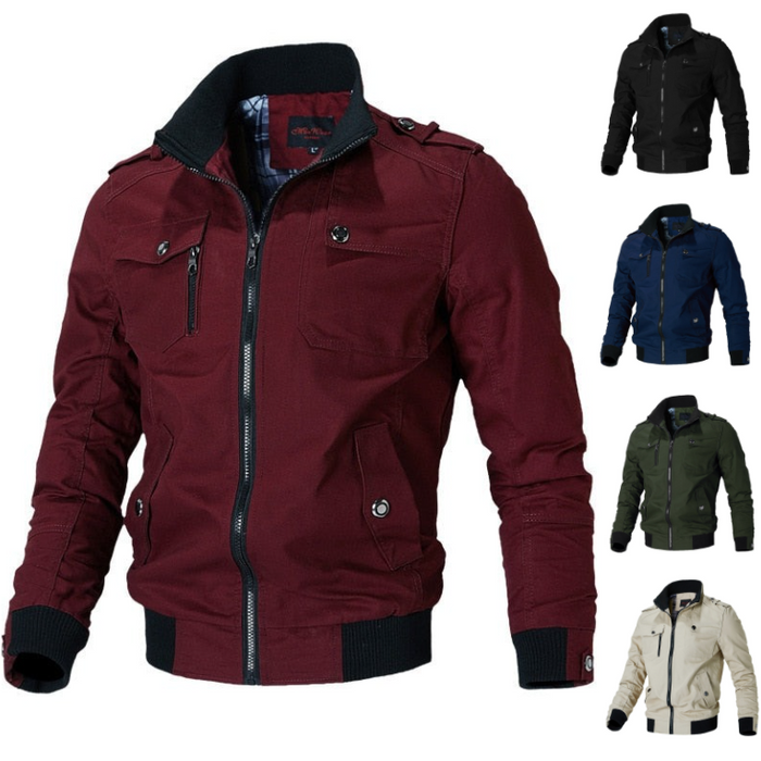 Men's Stylish Bomber Jacket – Modern Lightweight Summer Outerwear for Everyday and Casual Wear