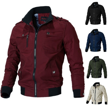 Men's Stylish Bomber Jacket – Modern Lightweight Summer Outerwear for Everyday and Casual Wear