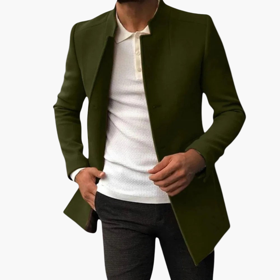 Men's Classic Tailored Spring Jacket for Versatile Everyday Style