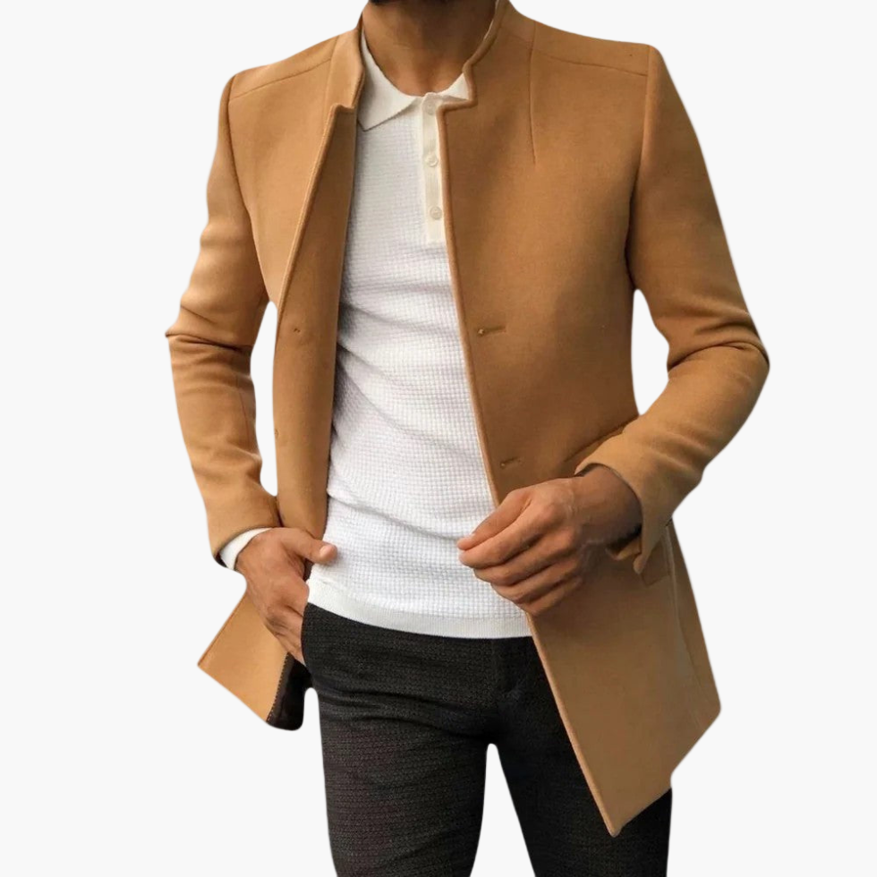 Men's Classic Tailored Spring Jacket for Versatile Everyday Style
