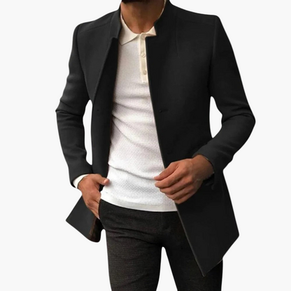 Men's Classic Tailored Spring Jacket for Versatile Everyday Style