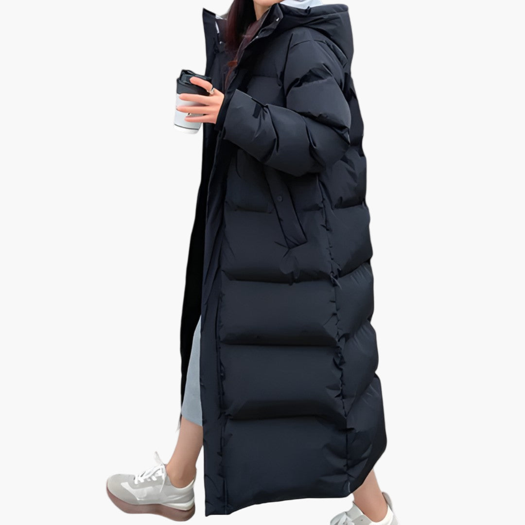 Women's Long Waterproof Puffer Jacket Parka Winter Coat