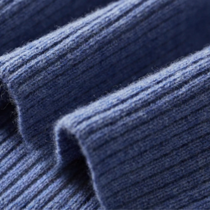 Men's Classic Long-Sleeve Polo Sweater – Timeless Business & Casual Style