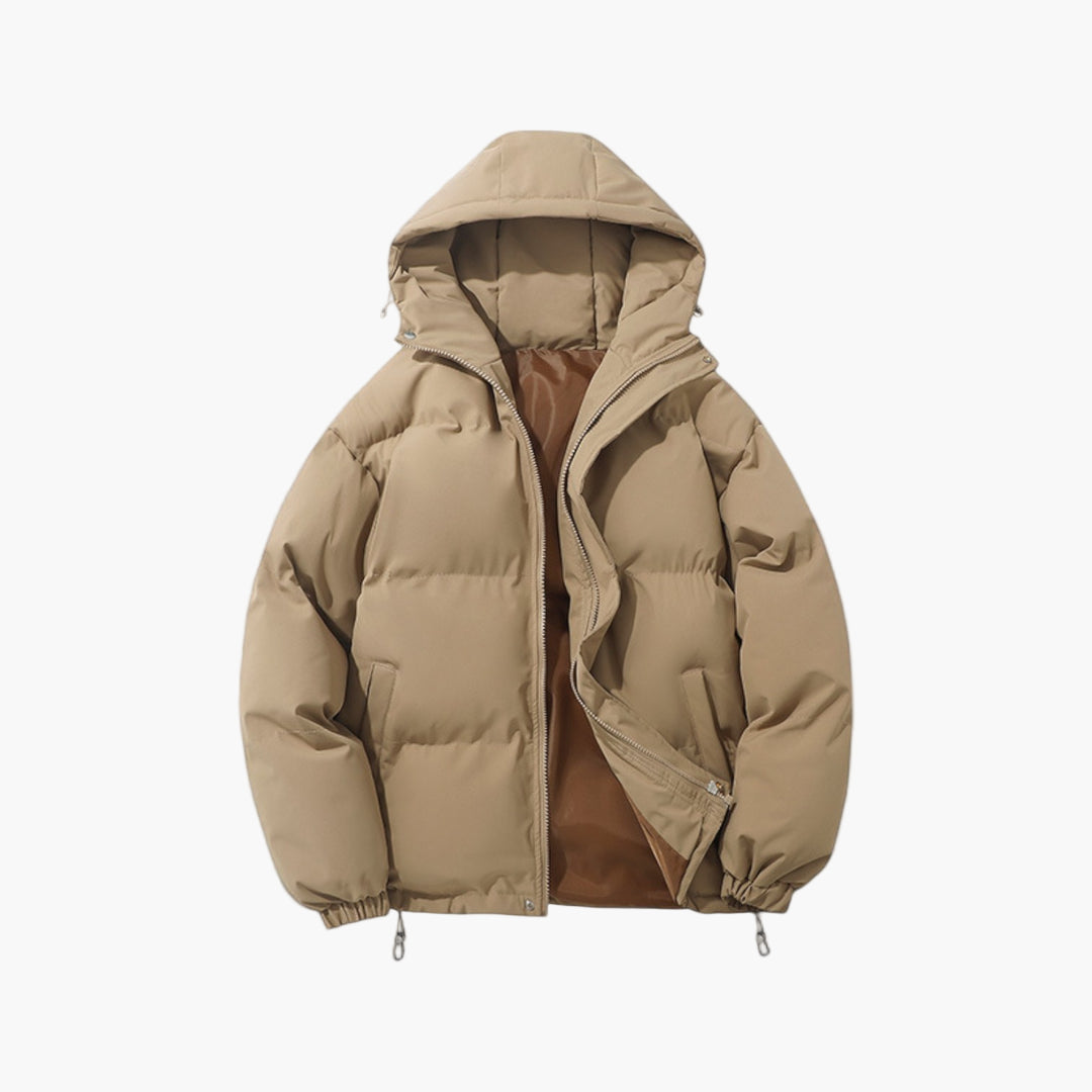 Men's Winter Parka Jacket with Hood - Urban Outdoor Warmth & Style