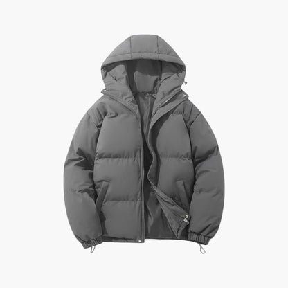 Men's Winter Parka Jacket with Hood - Urban Outdoor Warmth & Style