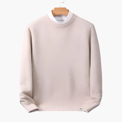 Men's Classic Crewneck Pullover Sweater – Elegant Everyday Style