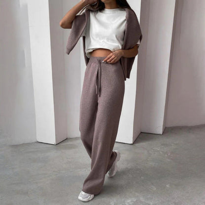 Women's Casual Turtleneck Sweater Lounge Set – Cozy Everyday Wear