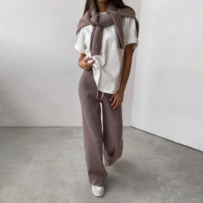 Women's Casual Turtleneck Sweater Lounge Set – Cozy Everyday Wear