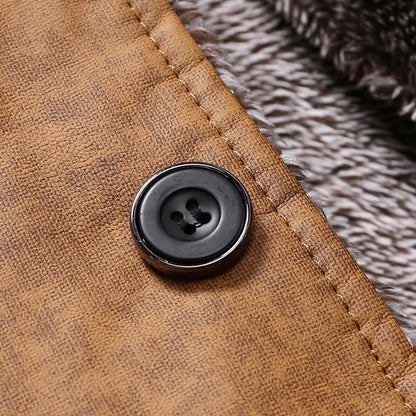 Men's Urban Classic Fleece-Lined Jacket – Stylish Everyday Outerwear