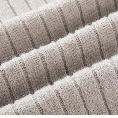 Men's Ribbed Half-Zip Sweater – Stylish Everyday Pullover for Casual and Smart Looks
