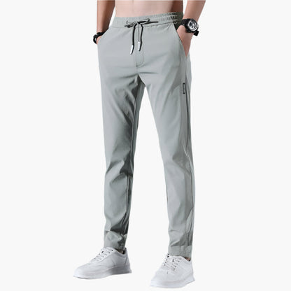 Men's Jogger Trousers Slim Tapered Fit Athleisure Pants