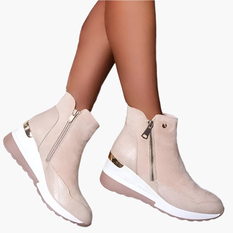 Women's Orthopedic Winter Ankle Boots - Fashionable Comfortable Casual Sneakers