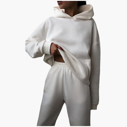 Women's Oversized Hoodie and Jogger Lounge Set – Casual Relaxed Fit Tracksuit