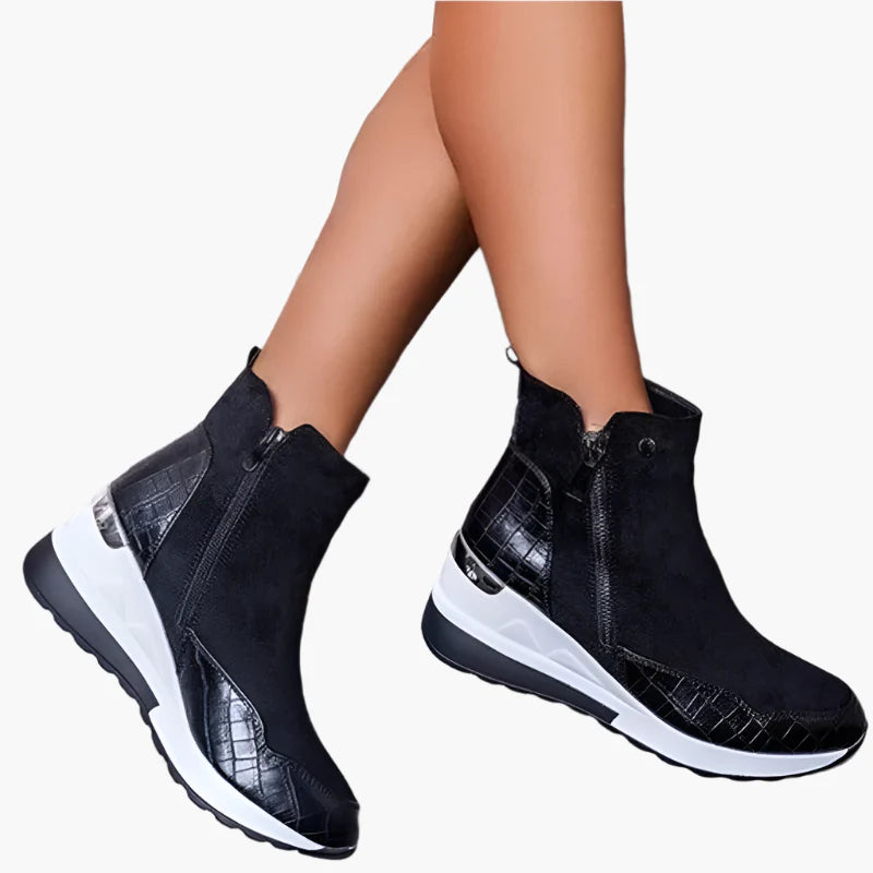 Women's Orthopedic Winter Ankle Boots - Fashionable Comfortable Casual Sneakers