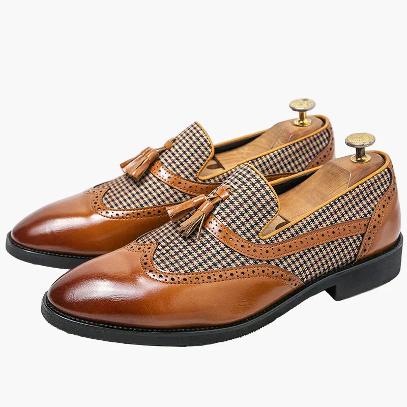Men's Classic Tassel Loafer Dress Shoes for Formal and Business Wear