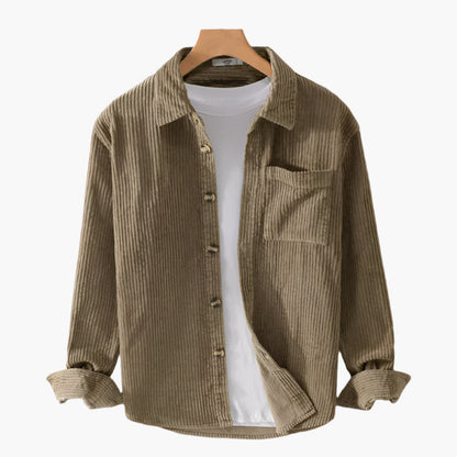 Men's Casual Corduroy Shirt – Relaxed Fit, Versatile Everyday Style