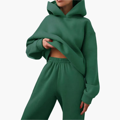 Women's Oversized Hoodie and Jogger Lounge Set – Casual Relaxed Fit Tracksuit