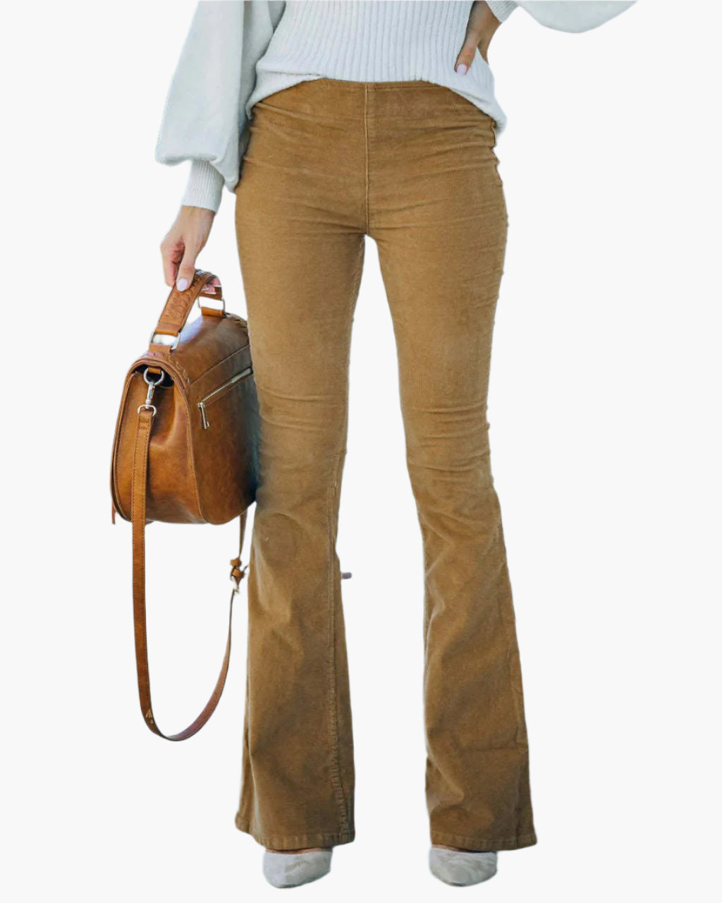 Women's Flare Pants High Waist Trendy Everyday Fashion