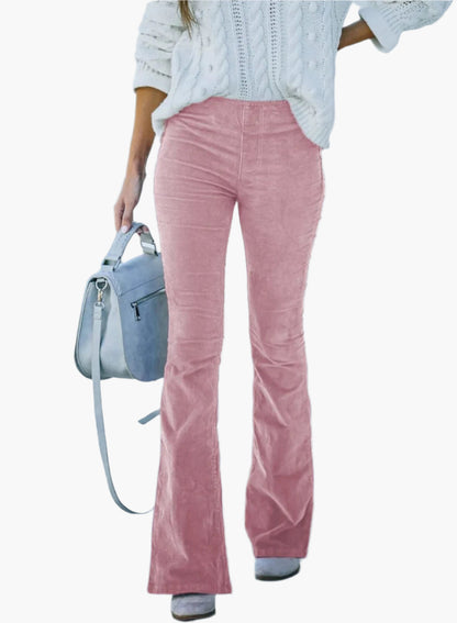 Women's Flare Pants High Waist Trendy Everyday Fashion