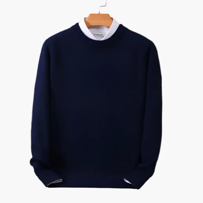 Men's Classic Crewneck Pullover Sweater – Elegant Everyday Style