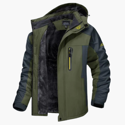Men's Outdoor Winter Jacket Warm Waterproof Windbreaker Parka
