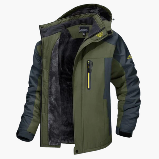 Men's Outdoor Winter Jacket Warm Waterproof Windbreaker Parka