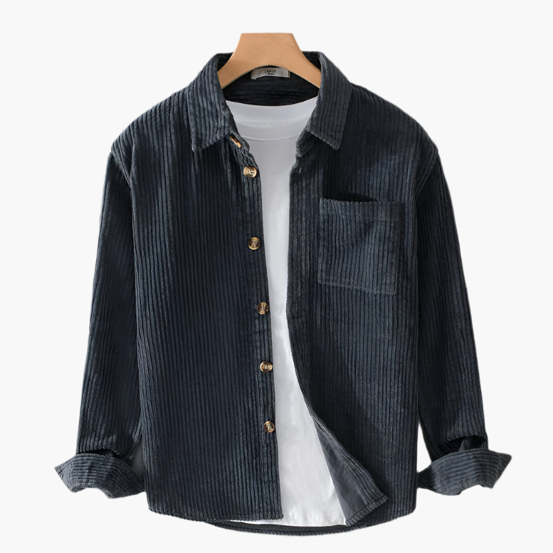 Men's Casual Corduroy Shirt – Relaxed Fit, Versatile Everyday Style