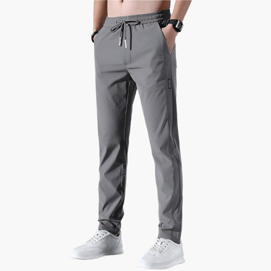 Men's Jogger Trousers Slim Tapered Fit Athleisure Pants