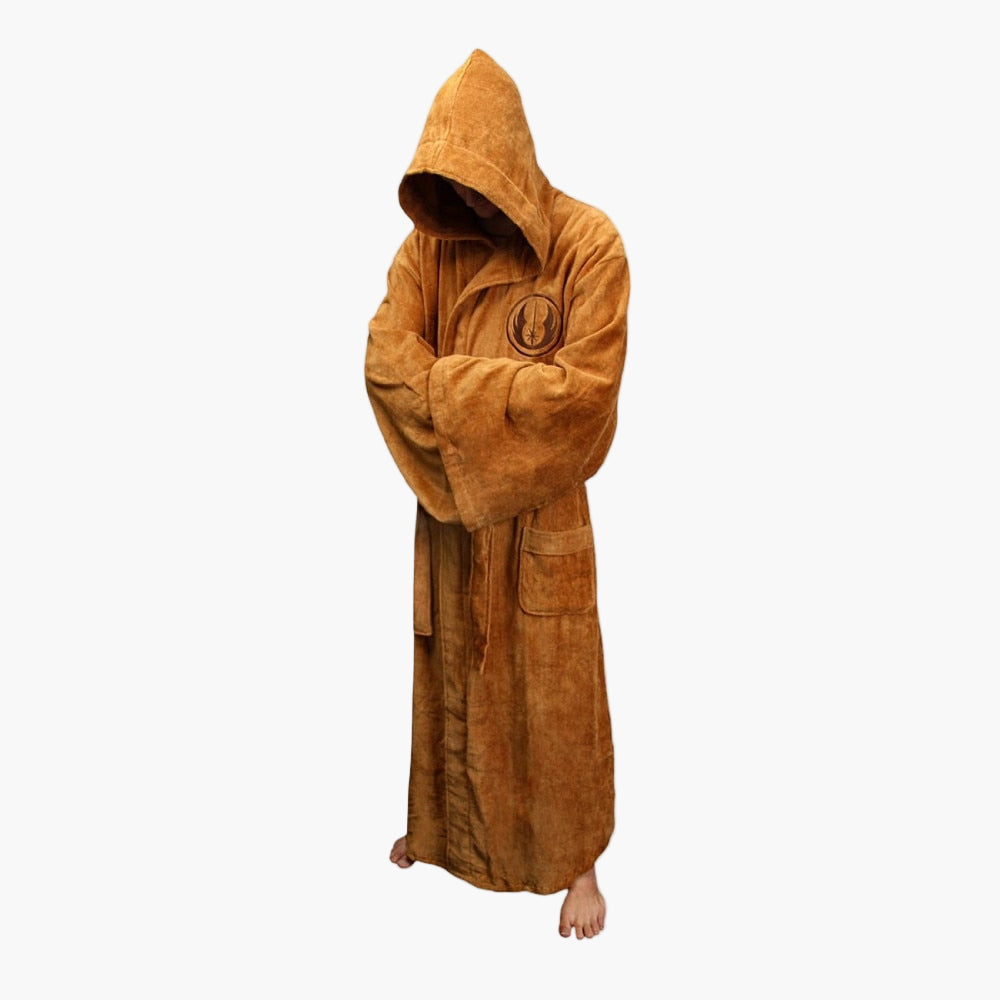 Men's Hooded Bathrobe Jedi & Sith Style Long Cosplay Loungewear