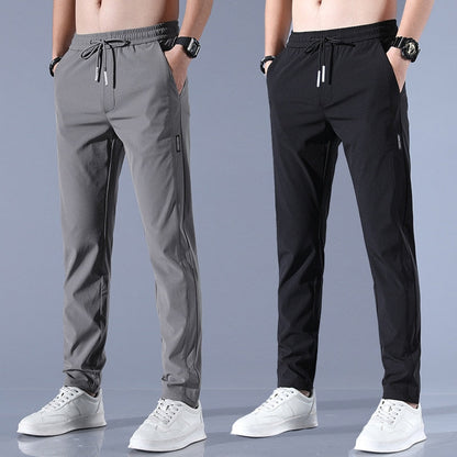 Men's Jogger Trousers Slim Tapered Fit Athleisure Pants