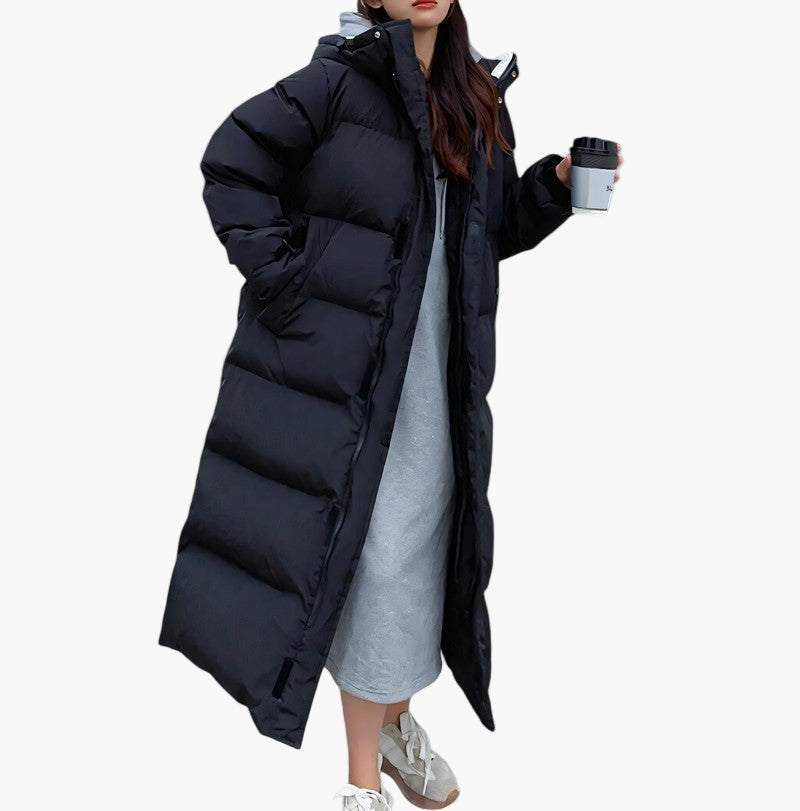 Women's Long Waterproof Puffer Jacket Parka Winter Coat