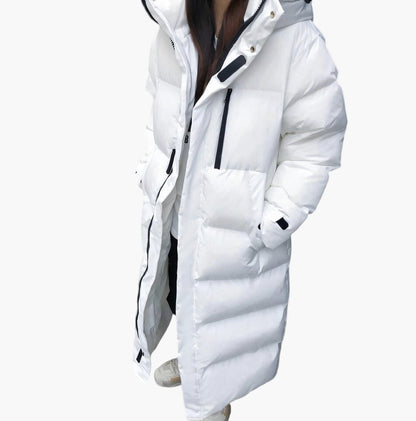Women's Long Waterproof Puffer Jacket Parka Winter Coat