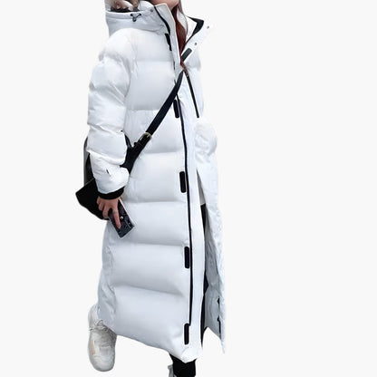Women's Long Waterproof Puffer Jacket Parka Winter Coat