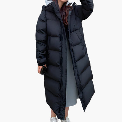 Women's Long Waterproof Puffer Jacket Parka Winter Coat