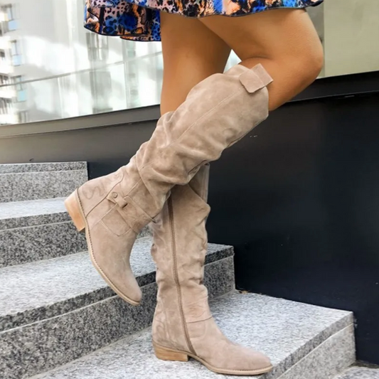 Women's Timeless Knee-High Fashion Boots for Everyday Comfort and Style