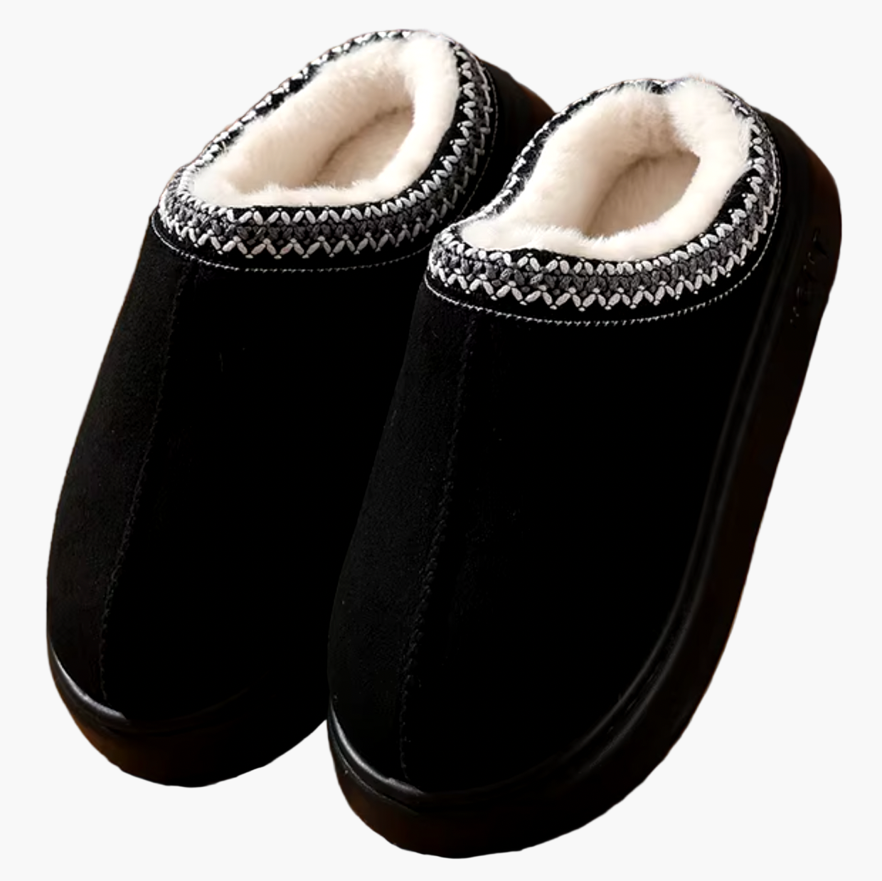Men's Cozy Indoor Outdoor Slip-On House Slippers – Warm Plush Lined, Anti-Slip, All-Season Comfort