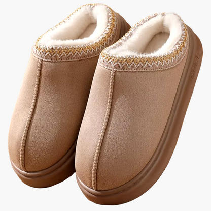 Men's Cozy Indoor Outdoor Slip-On House Slippers – Warm Plush Lined, Anti-Slip, All-Season Comfort