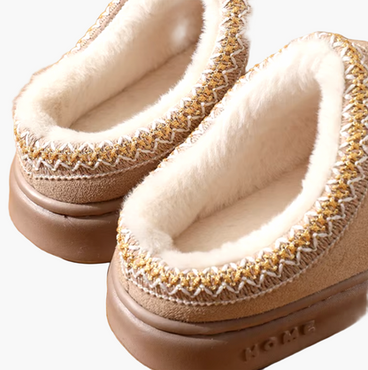 Men's Cozy Indoor Outdoor Slip-On House Slippers – Warm Plush Lined, Anti-Slip, All-Season Comfort