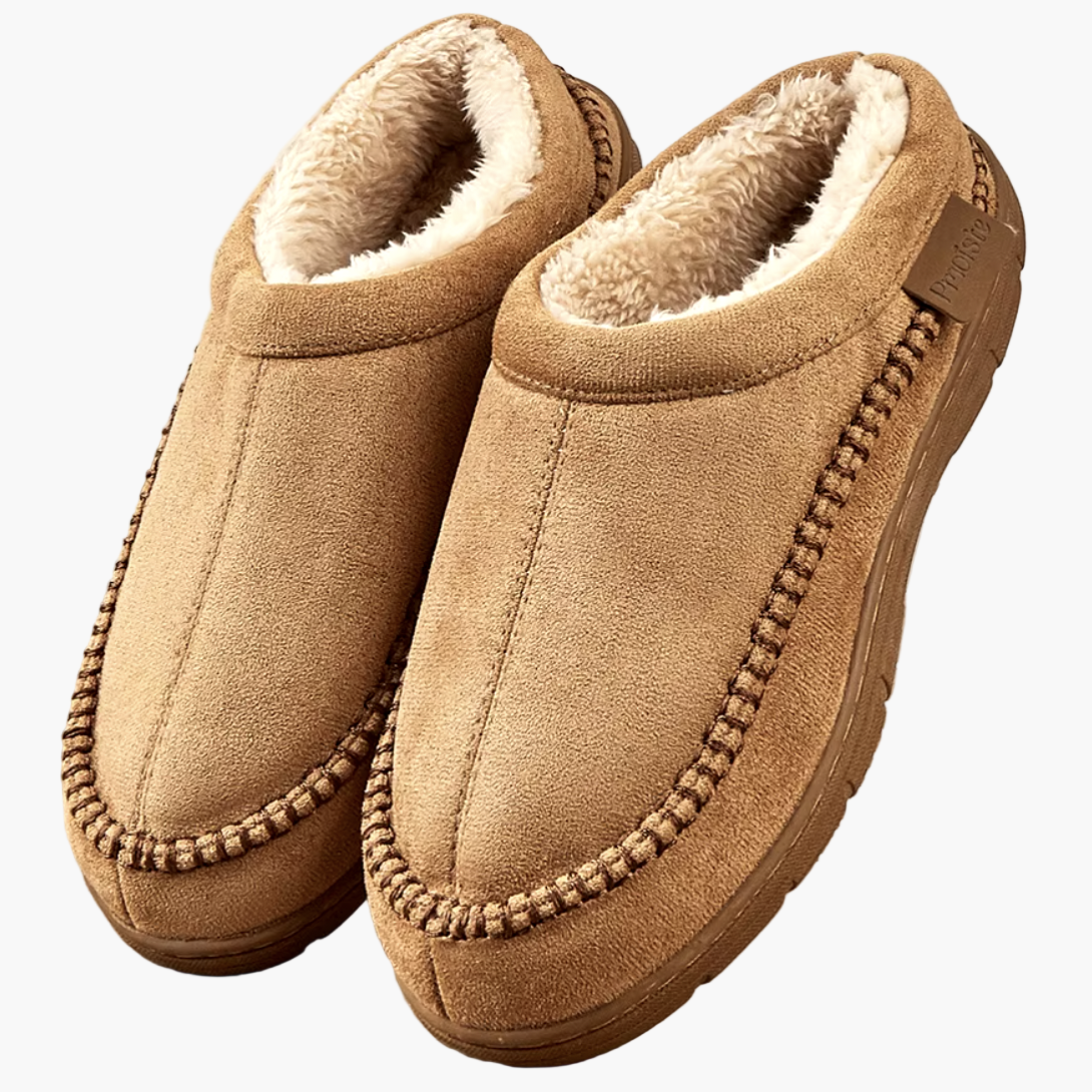 Men's Cozy House Slipper Boots – Indoor Outdoor Warm Ankle Support Shoes
