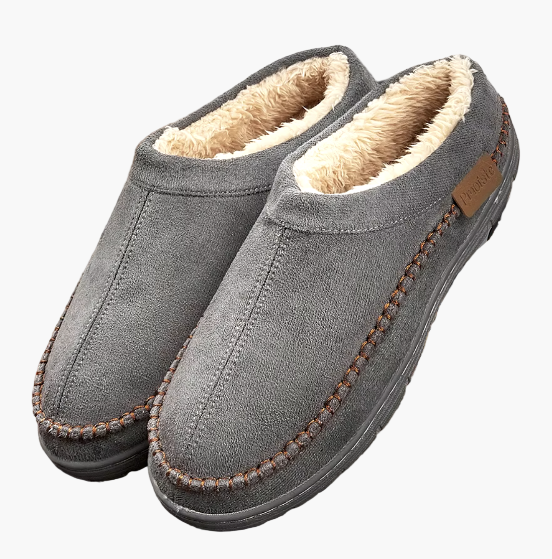 Men's Cozy House Slipper Boots – Indoor Outdoor Warm Ankle Support Shoes
